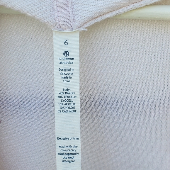 Lululemon Hooded Open Front Cardigan - Picture 6 of 6